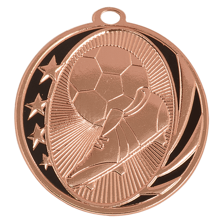 Soccer MidNite Star Medal-Bronze 2"