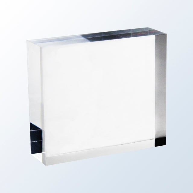 Clear Acrylic Block premium recognition award
