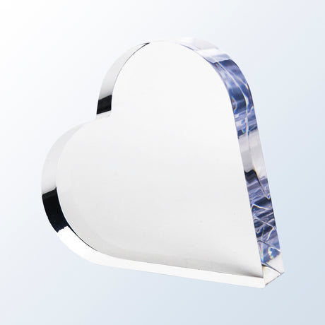 Acrylic Heart Plaque view 2