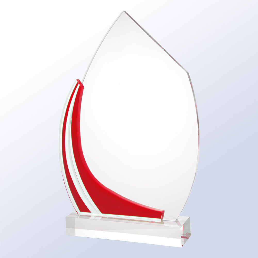 Acrylic Red Flame premium recognition award
