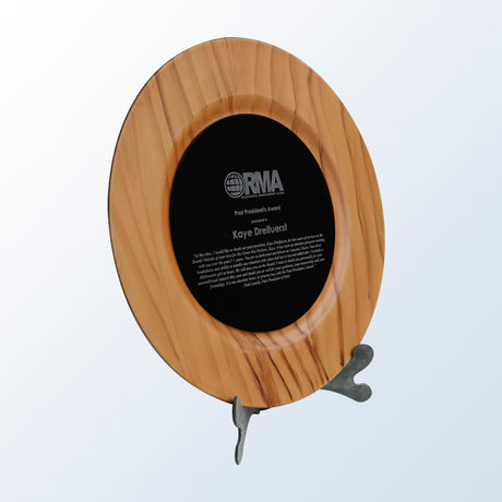 Round Plate Maple premium recognition award