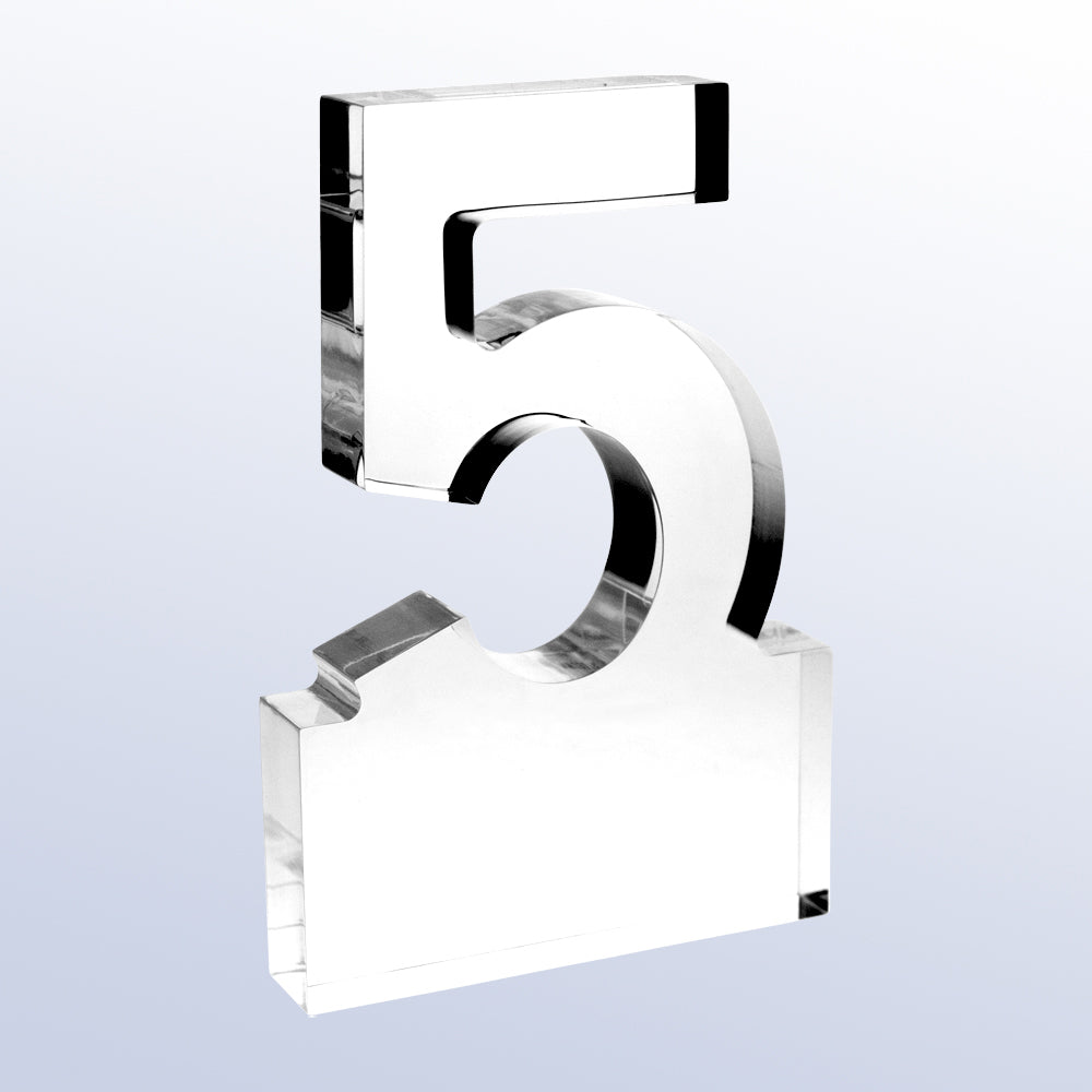 Number 5 premium recognition award