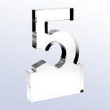 Number 5 premium recognition award