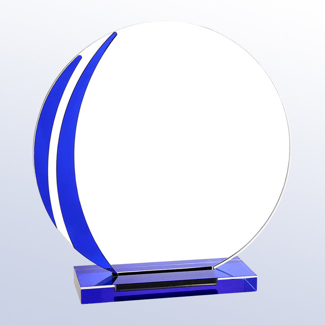 Blue Circle Side Wave premium recognition award