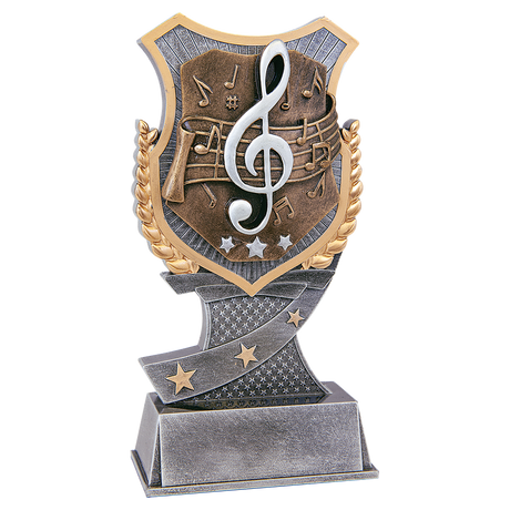 Music Shield Award-6"