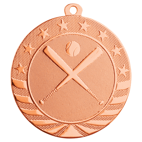 Baseball/Softball Starbrite Medal-Bronze 2 3/4"