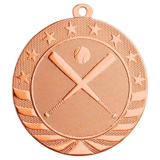 Baseball/Softball Starbrite Medal-Bronze 2 3/4"