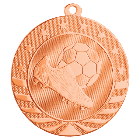 Soccer Starbrite Medal-Bronze 2 3/4"