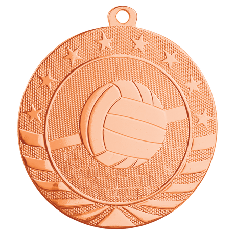 Volleyball Starbrite Medal-Bronze 2 3/4"