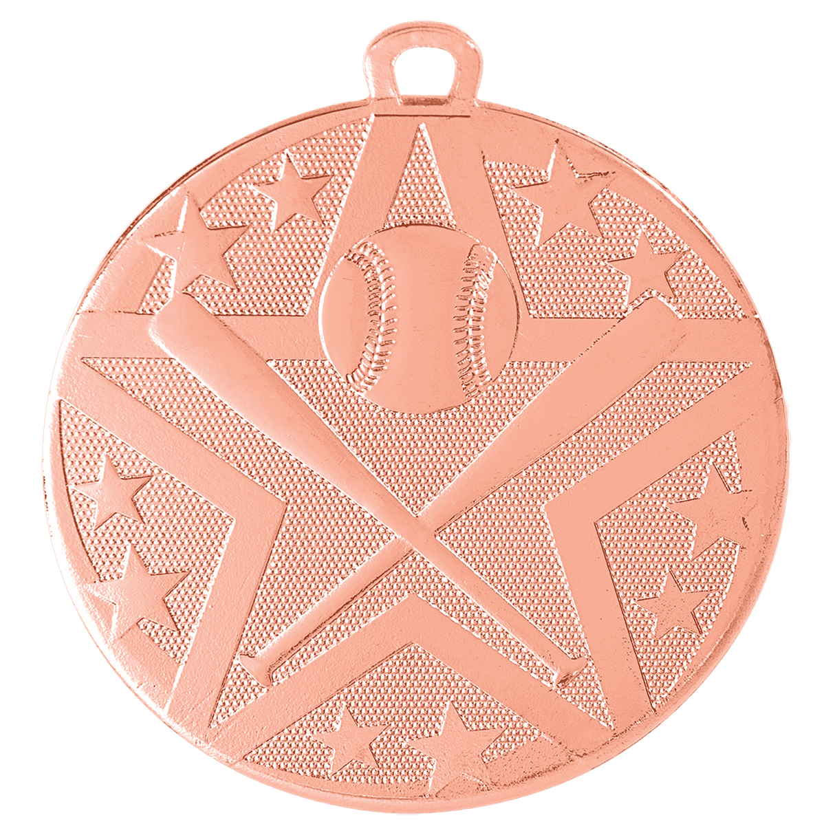 Baseball/Softball Superstar Medal-Bronze 2"