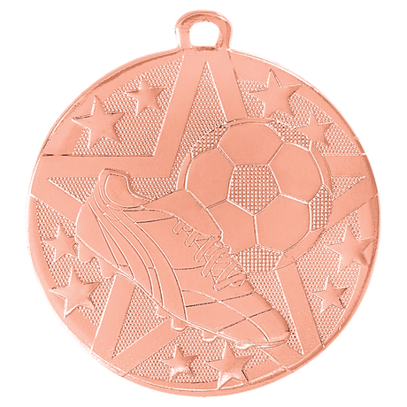 Soccer Superstar Medal-Bronze 2"