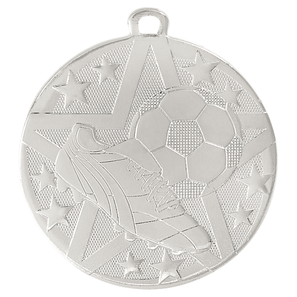 Soccer Superstar Medal-Silver 2"