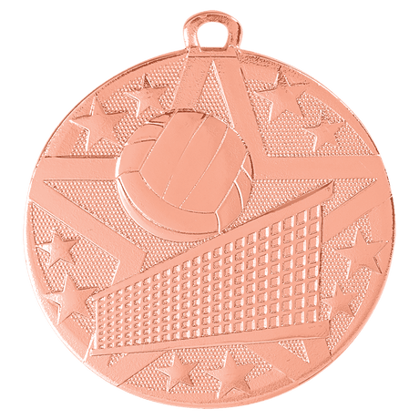 Volleyball Superstar Medal-Bronze 2"