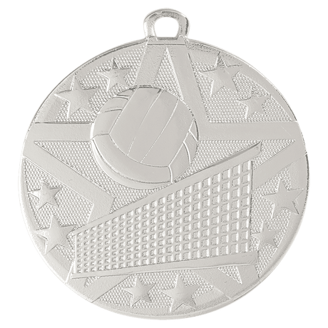 Volleyball Superstar Medal-Silver 2"