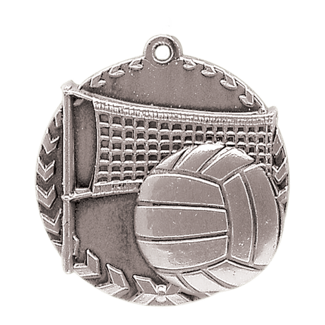 Volleyball Millennium Medal-Silver 1 3/4"