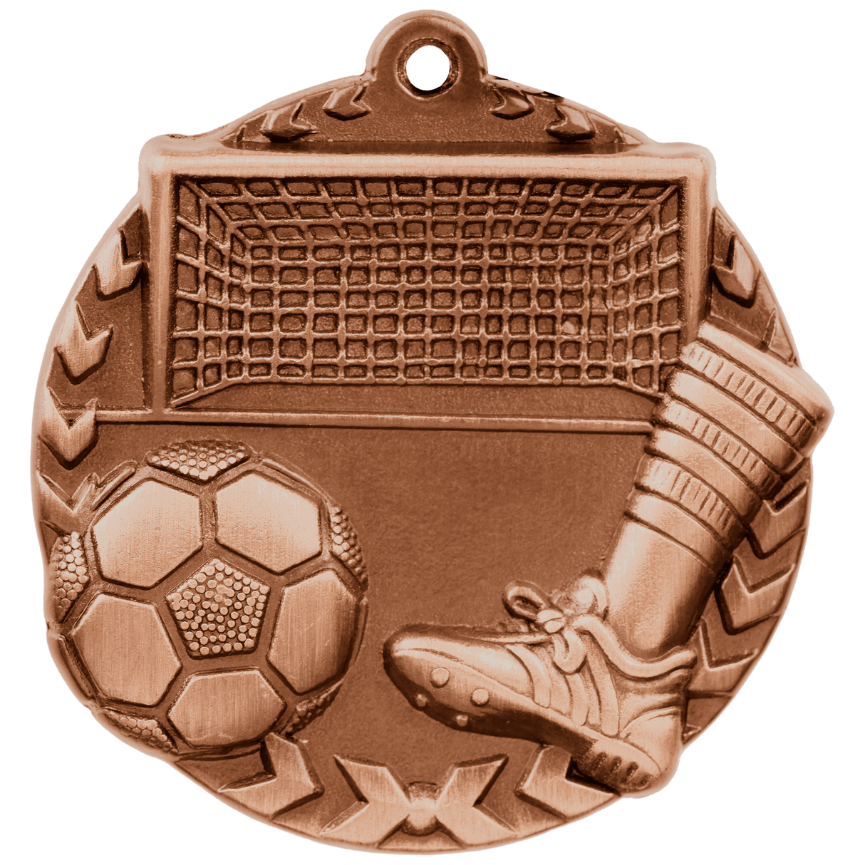 Soccer Millennium Medal-Bronze 1 3/4"