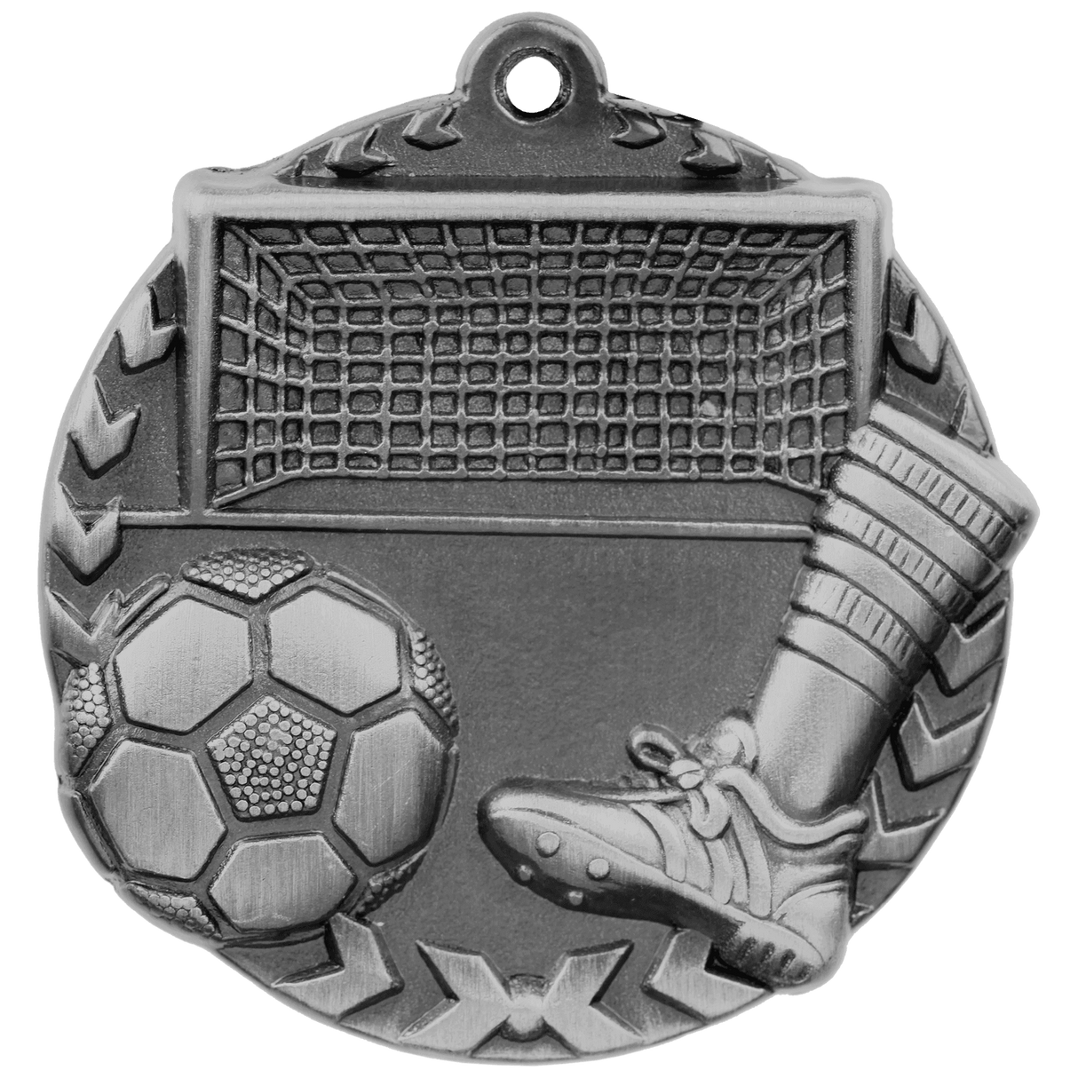 Soccer Millennium Medal-Silver 1 3/4"