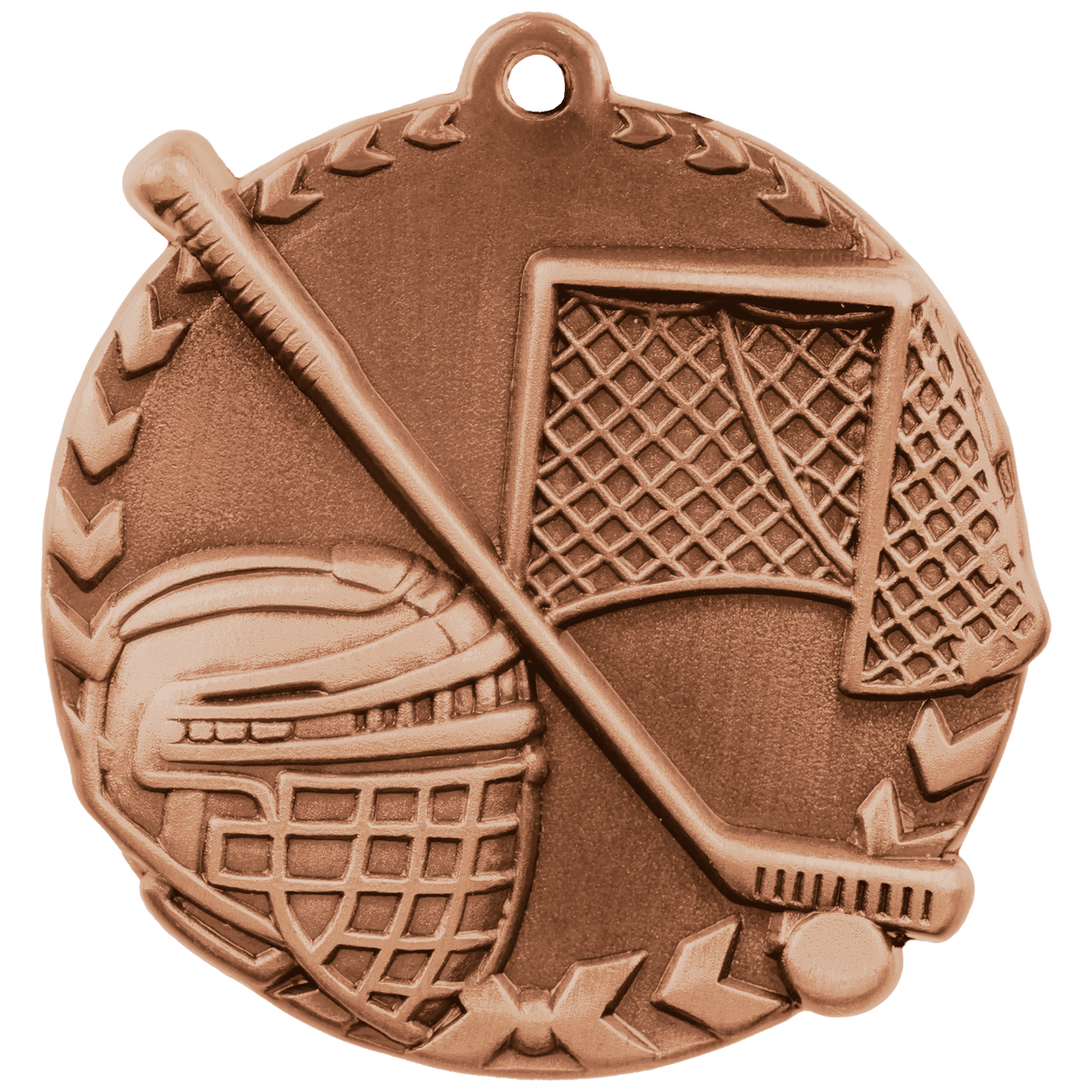 Hockey Millennium Medal-Bronze 1 3/4"