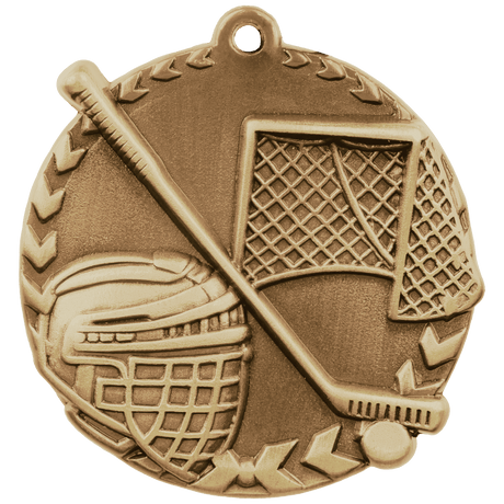 Hockey Millennium Medal-Gold 1 3/4"