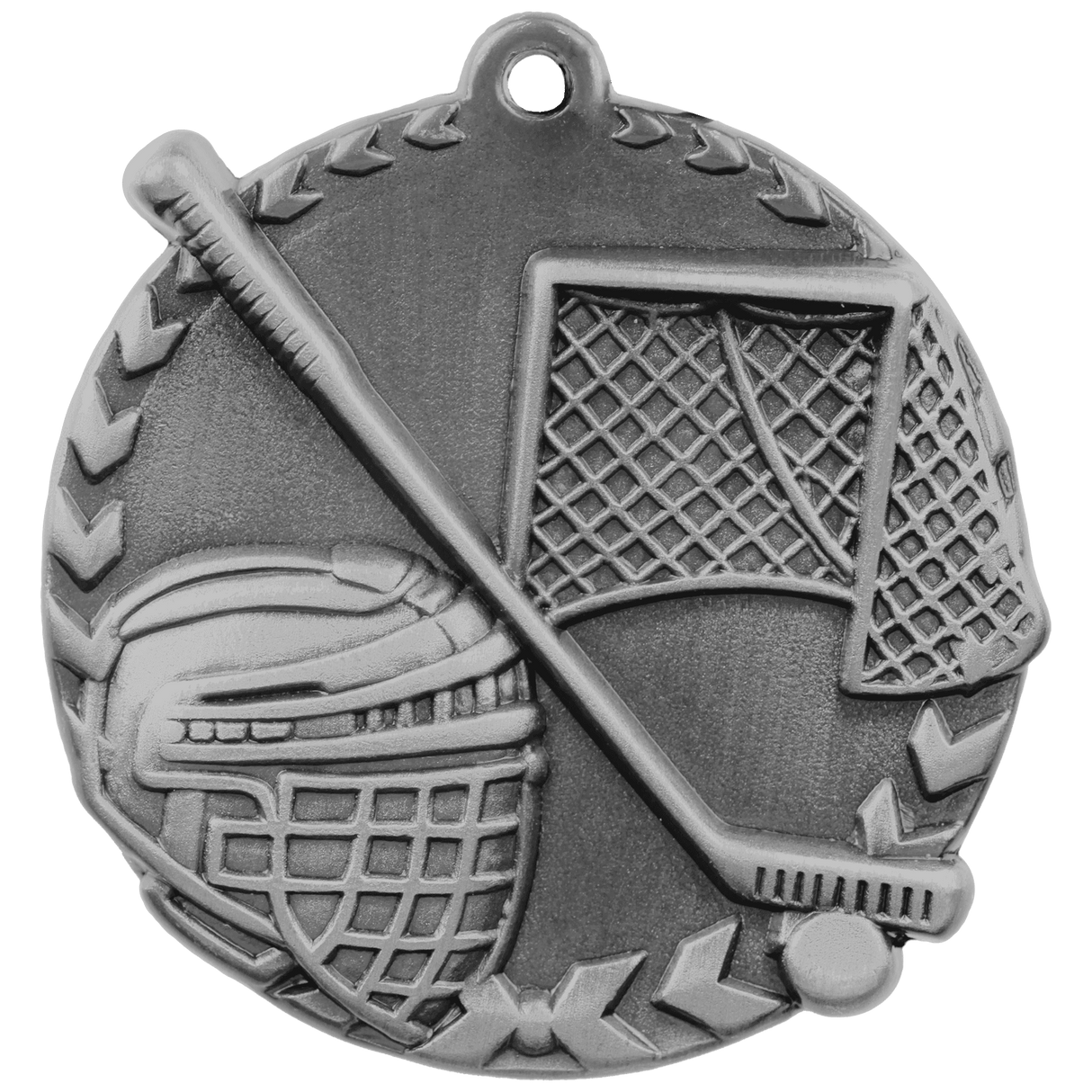 Hockey Millennium Medal-Silver 1 3/4"