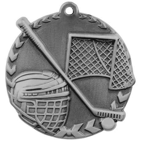 Hockey Millennium Medal-Silver 1 3/4"