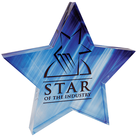 Sublimatable Star Acrylic Paperweight