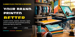 AKD summer rush printing and branding hero