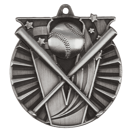 Baseball/Softball Victory Medal-Silver 2"