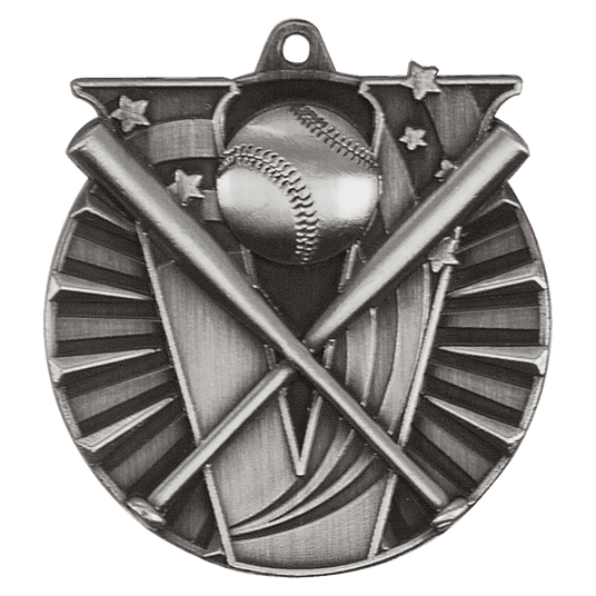 Baseball/Softball Victory Medal-Silver 2"