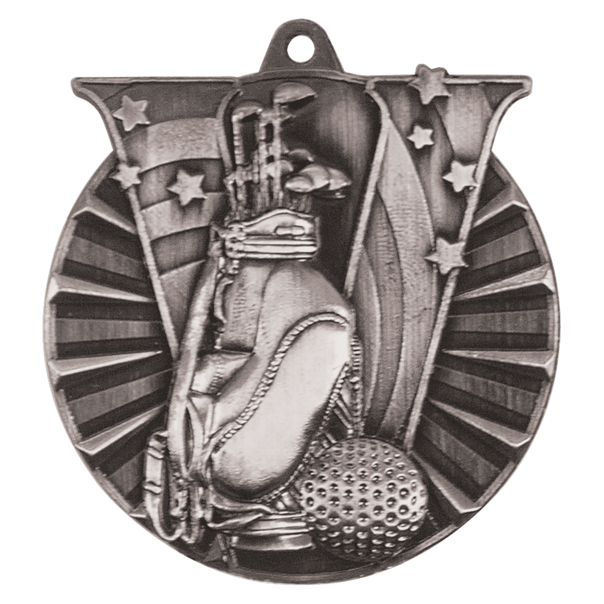 Golf Victory Medal-Silver 2"