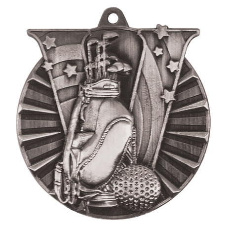 Golf Victory Medal-Silver 2"