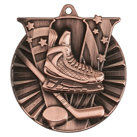 Hockey Victory Medal-Bronze 2"