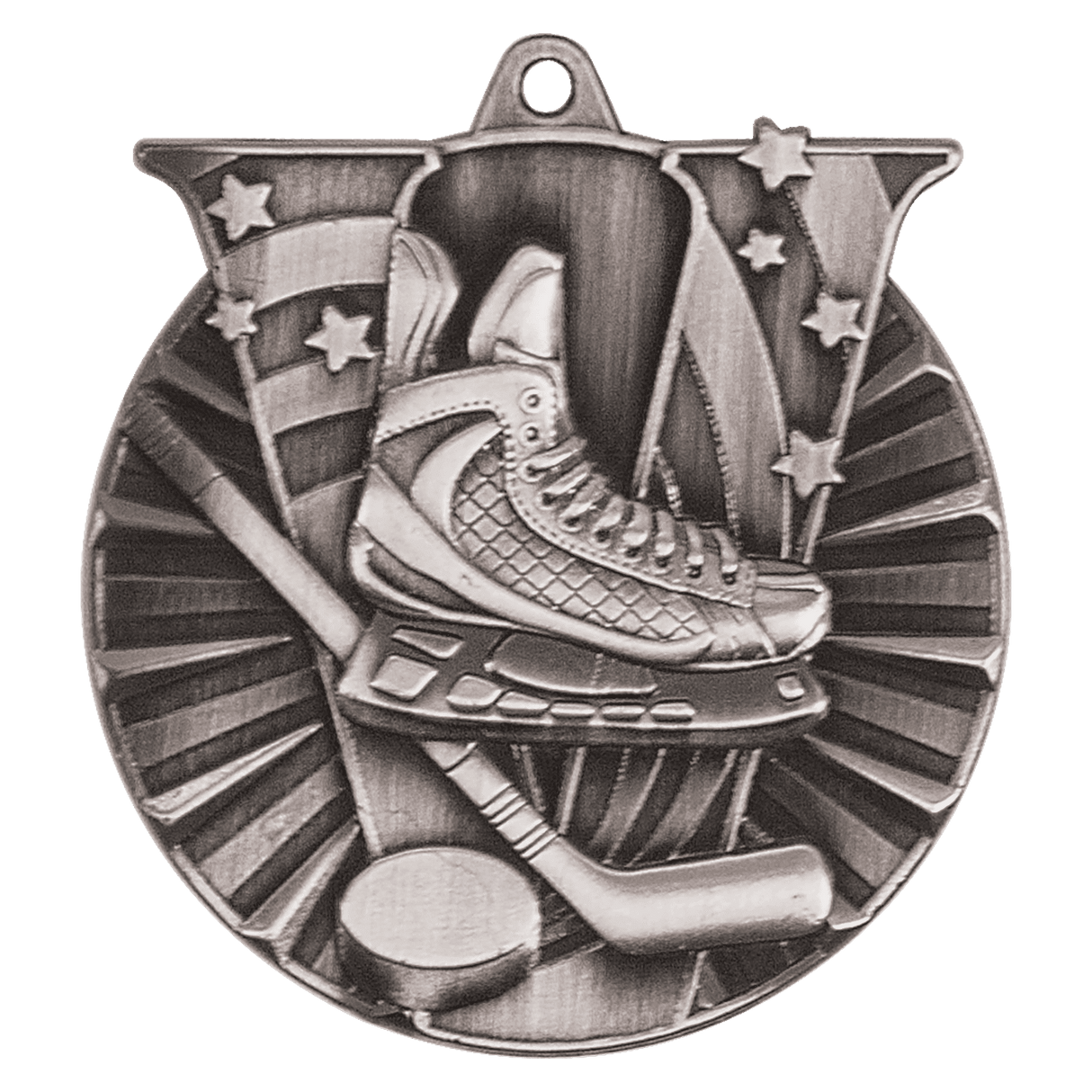 Hockey Victory Medal-Silver 2"