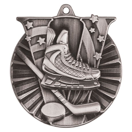 Hockey Victory Medal-Silver 2"