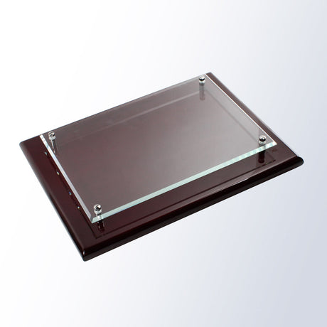 Superior Rosewood Piano Finish Wall Plaque view 2