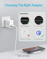 White Anker 313 wireless charging pad with smooth surface and compact design for convenient phone charging.