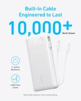 Anker Power Bank (20K, 87W, Built-In USB-C Cable) - AKD Ink