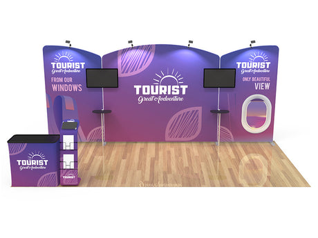 10 x 20 custom trade show booth