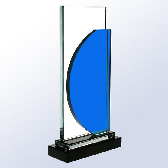 Blue Half Moon - Black Base