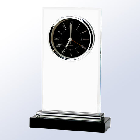 Rectangle Black Clock premium recognition award