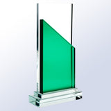 Green Sail - Clear Base premium recognition award