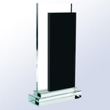 Black Rectangle - Clear Base premium recognition award