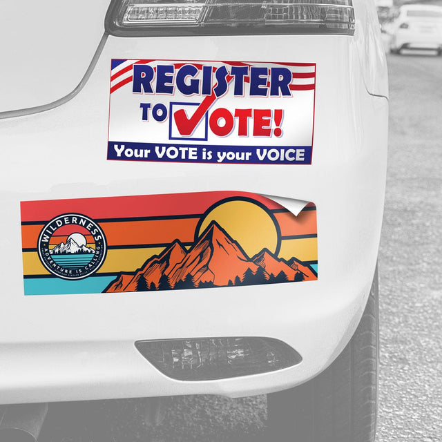 Adhesive Vinyl Bumper Sticker product image