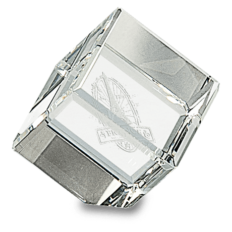 1.1" x 1.1" Crystal Cube by AKD Ink - Clear Decorative Accents for Home or Office-AKD Ink