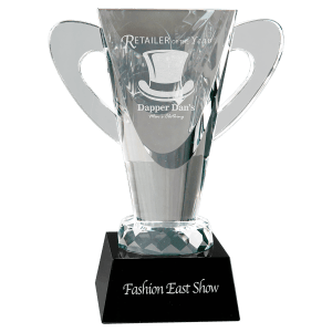 Crystal Cup on  Pedestal Base-AKD Ink