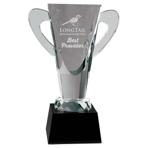 Crystal Cup on  Pedestal Base-AKD Ink