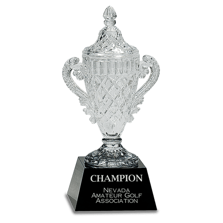 Crystal Cup on  Pedestal Base-AKD Ink