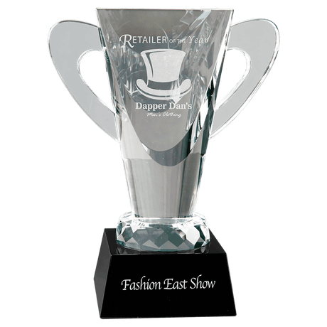 Crystal Cup on  Pedestal Base-AKD Ink