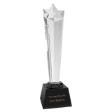 Crystal Rising Star With  Base