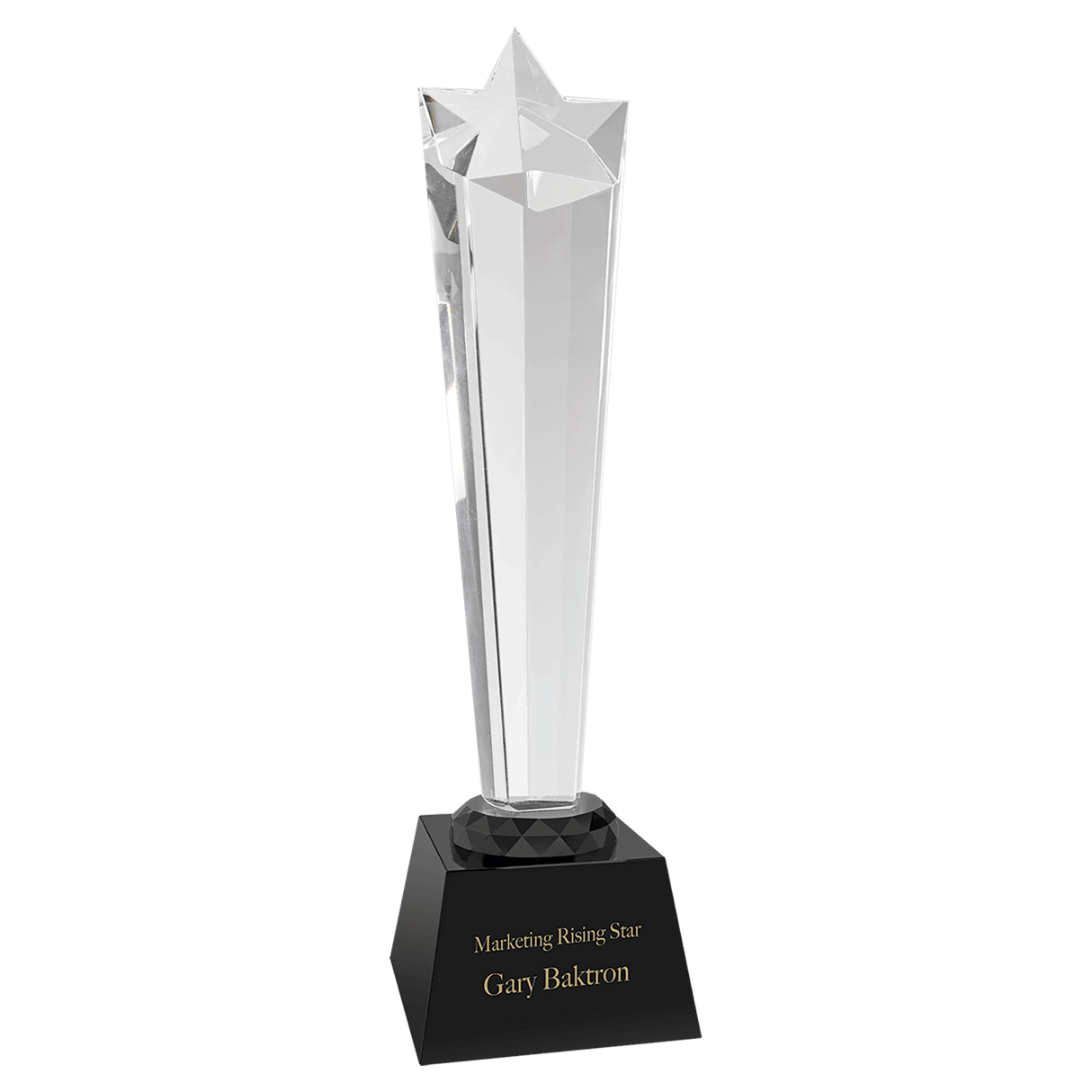 Crystal Rising Star With  Base